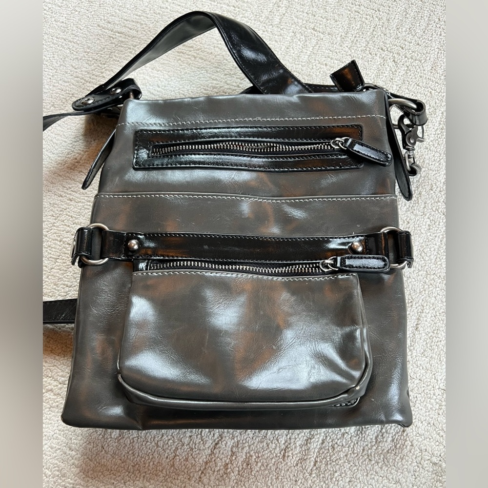 Shiraleah Harper crossbody bag graphite & black
